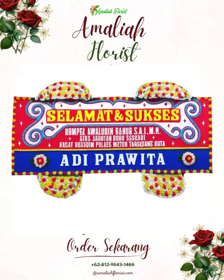Papan Bunga Ucapan Selamat Molanikime