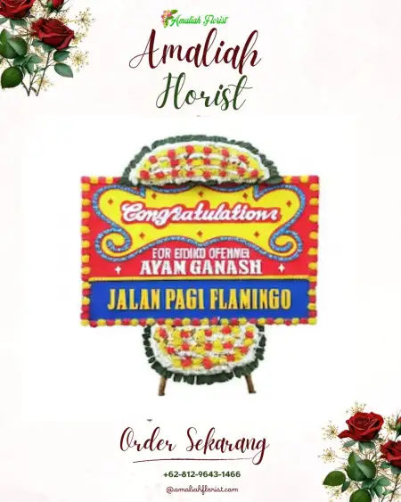 Sewa Papan Bunga Molanikime